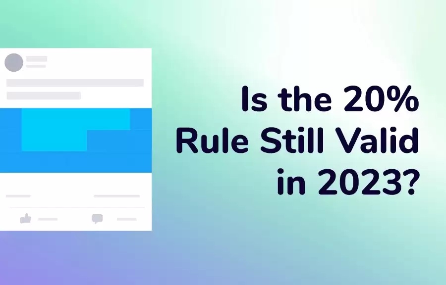 Facebook 20% Rule