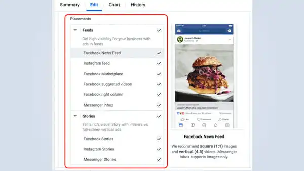 facebook feed ads sizes