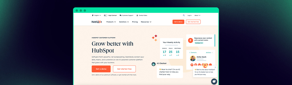 Hubspot Marketing Management Tool