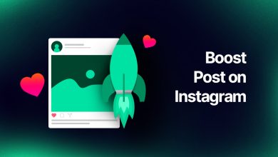 Boost post on instagram