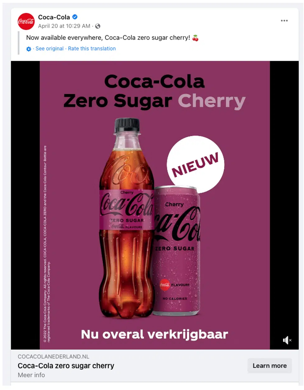 Coca Cola The Best Facebook Video Ad Examples