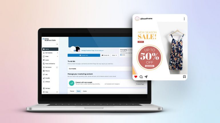instant forms page in meta business suite