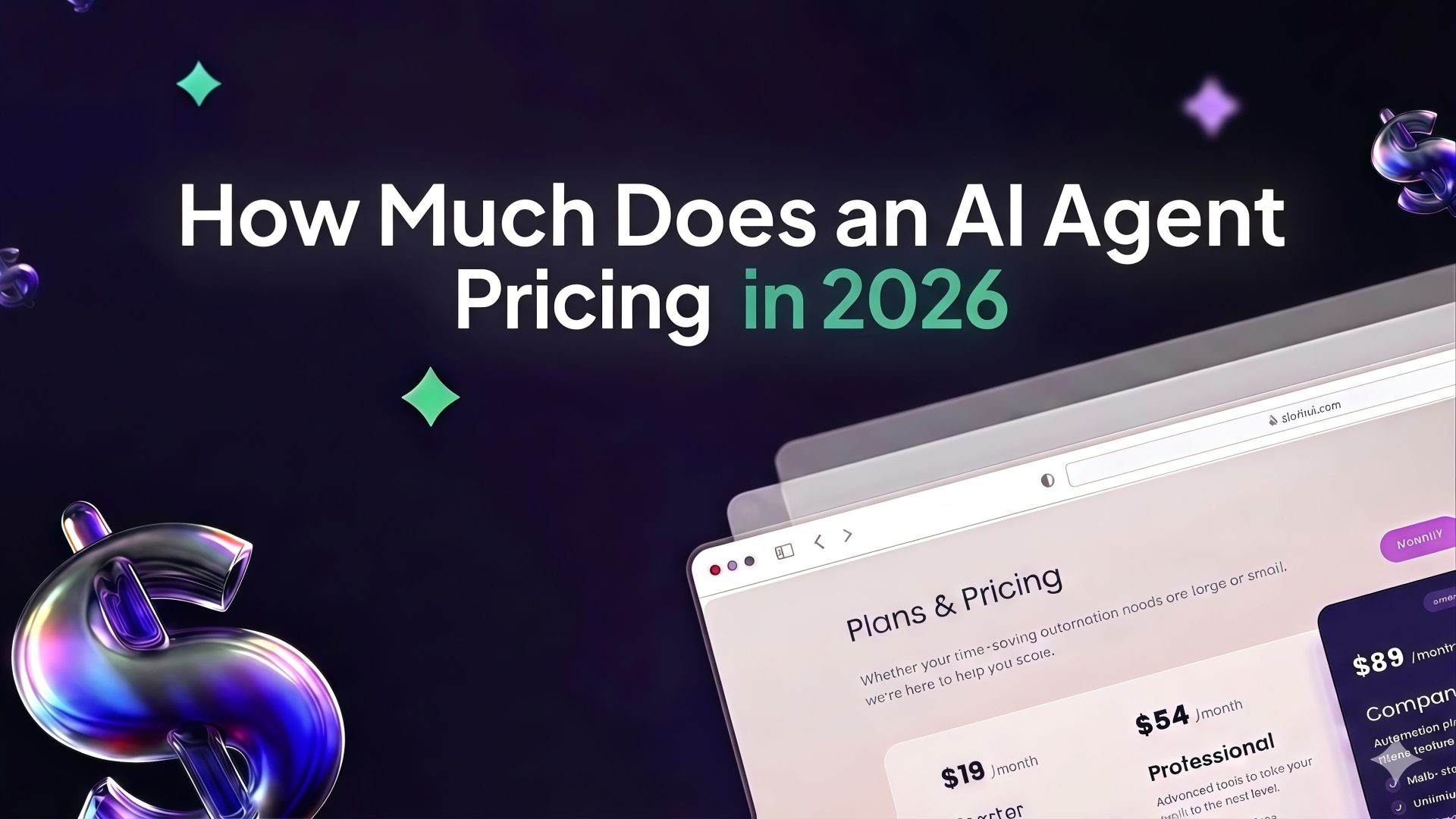 ai agent pricing cost 2026
