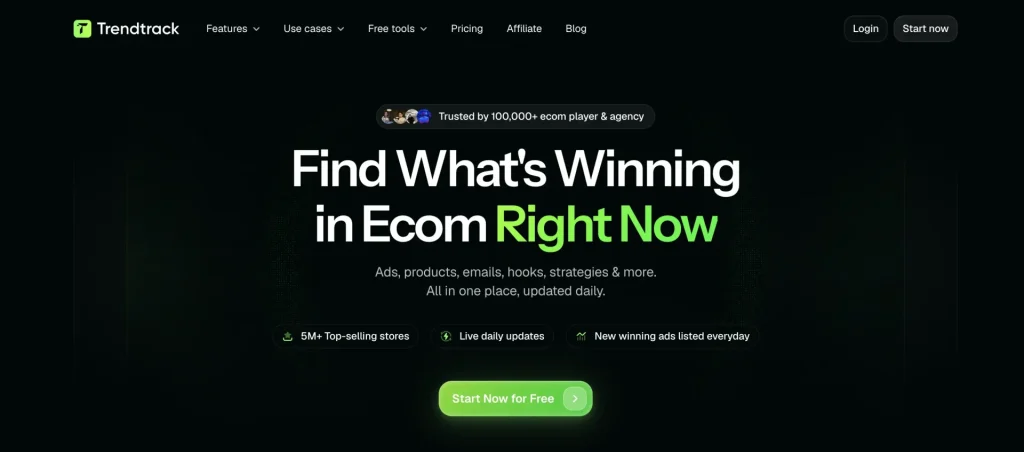 10 Best Ad Spy Tools for Finding Competitor Ads in 2026 3 ad spy tools trendtracks