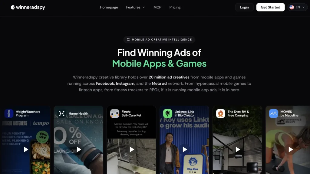 10 Best Ad Spy Tools for Finding Competitor Ads in 2026 2 Explore Winneradspy ad spy tools to uncover winning mobile app creatives and inspire stronger campaign ideas.